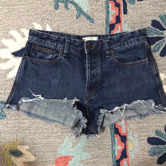 Free People Pants - Free people high waisted cutoff shorts